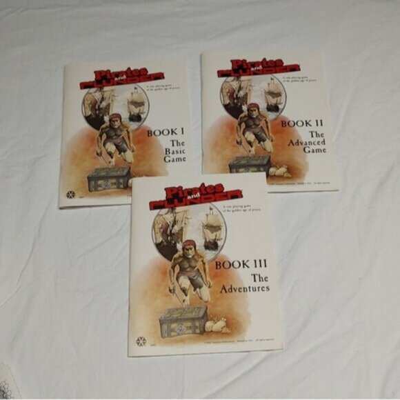 Pirates and Plunder Role Playing Game COMPLETE 1982 Yaquinto - Picture 5 of 7